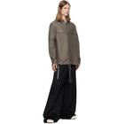 Rick Owens Gray Tower Overshirt