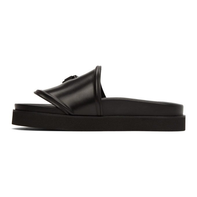 靴 1017 ALYX 9SM LEATHER SLIDE 41size 1017 ALYX 9SM Mono Chunky Slides | Black | FARFETCH