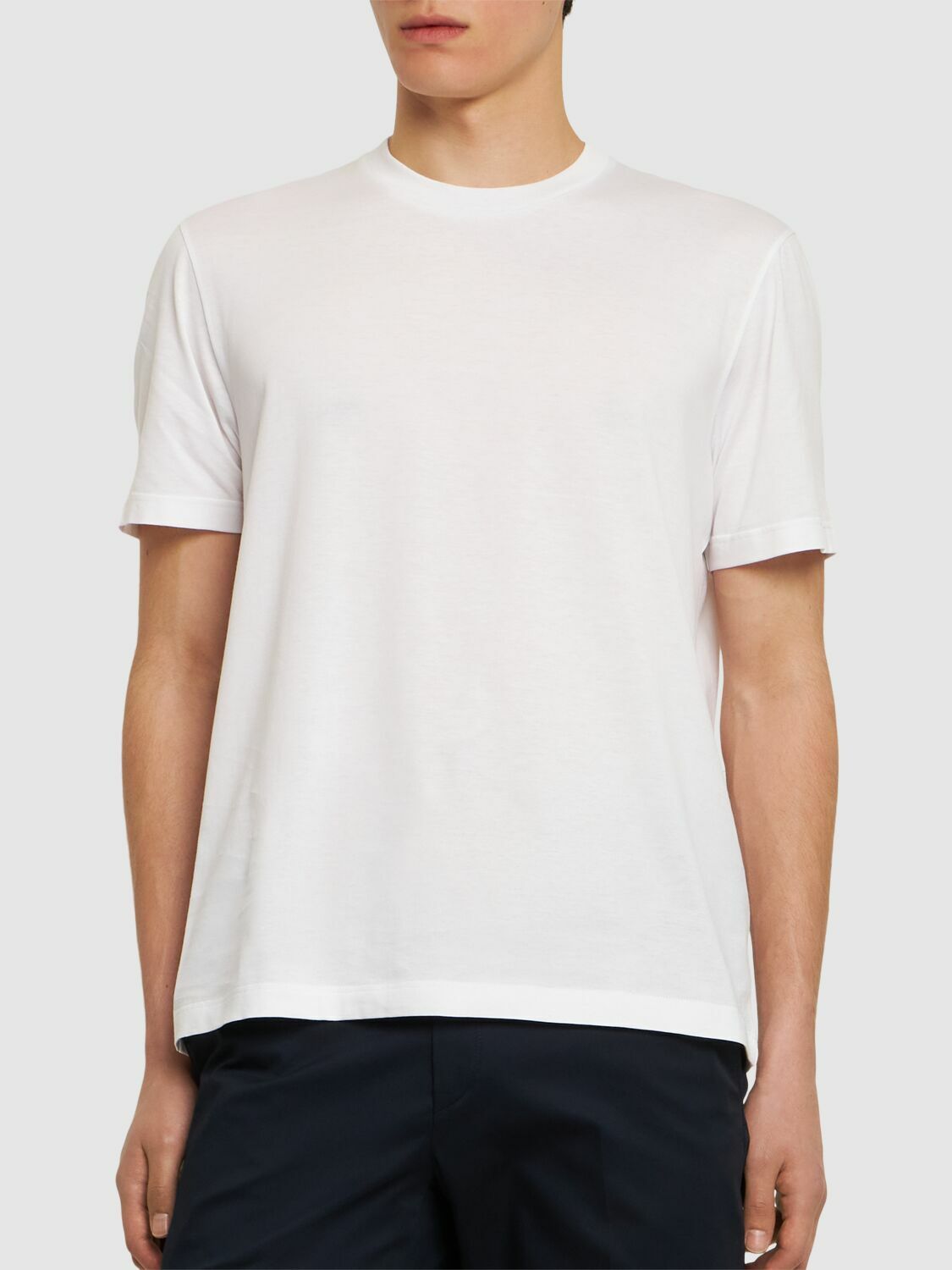 BRIONI Cotton Jersey T-shirt Brioni