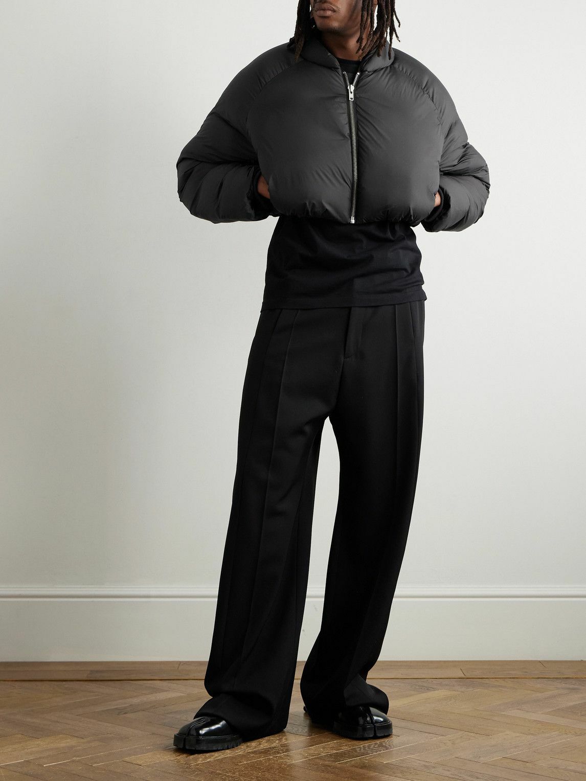 K*I様 entire studios cropped pillow bombe Entire Studios - Pillow Cropped Quilted Shell Down Bomber Jacket