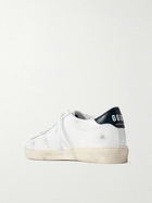 Golden Goose - Matchstar Distressed Leather Sneakers - White