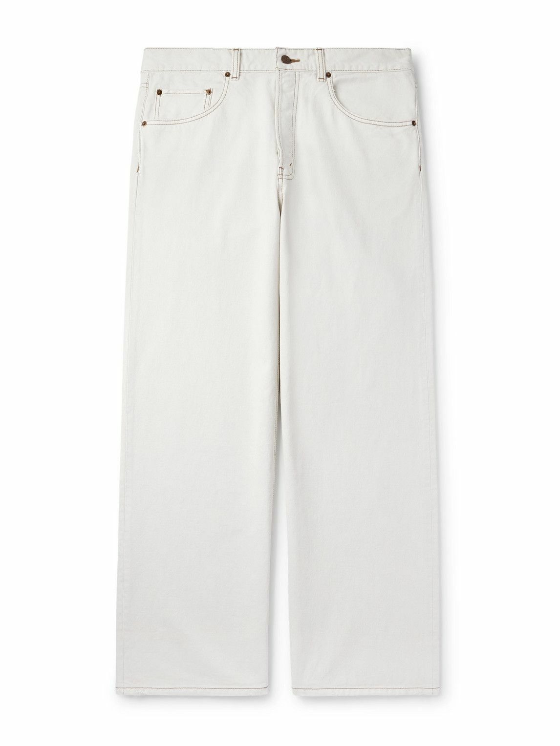 CELINE - Wide-Leg Jeans - White