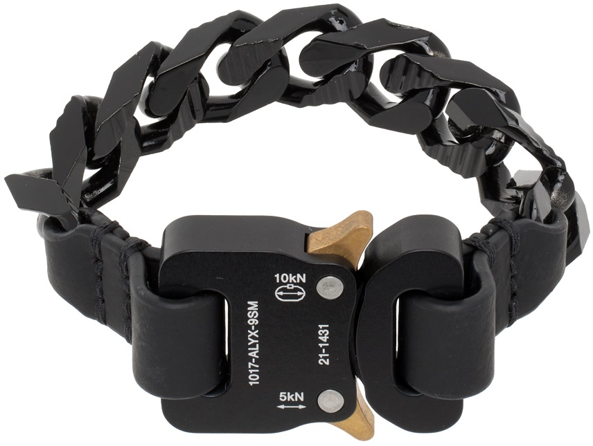 Photo: 1017 ALYX 9SM Black Colored Chain Bracelet