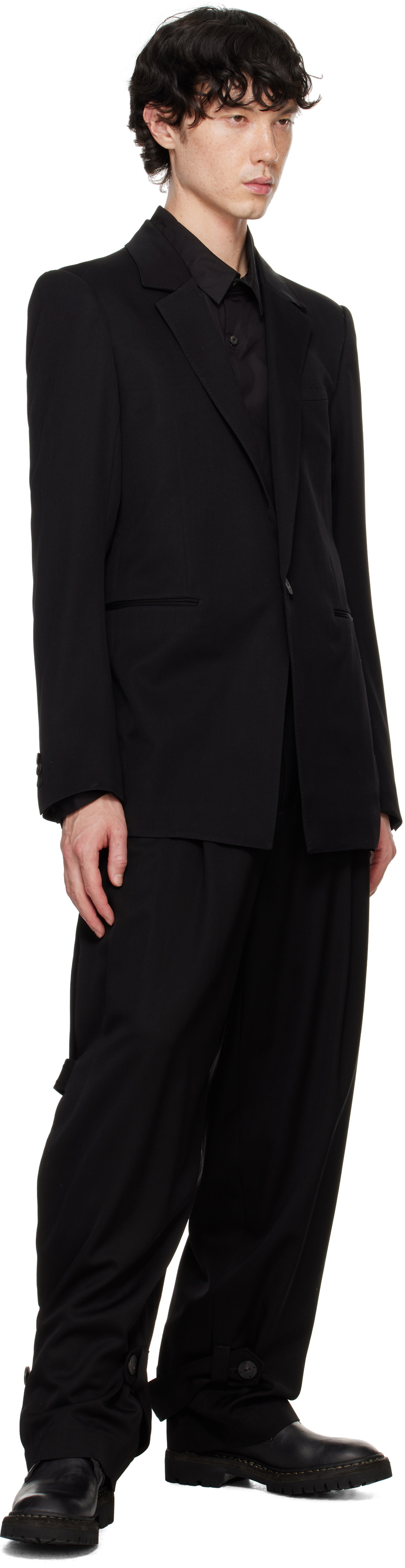 DEVOA Black Jodhpur Trousers