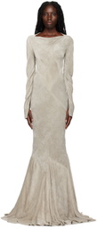 Rick Owens Off-White Glenda Maxi Dress