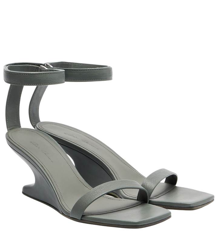 Photo: Rick Owens Cantilever leather sandals
