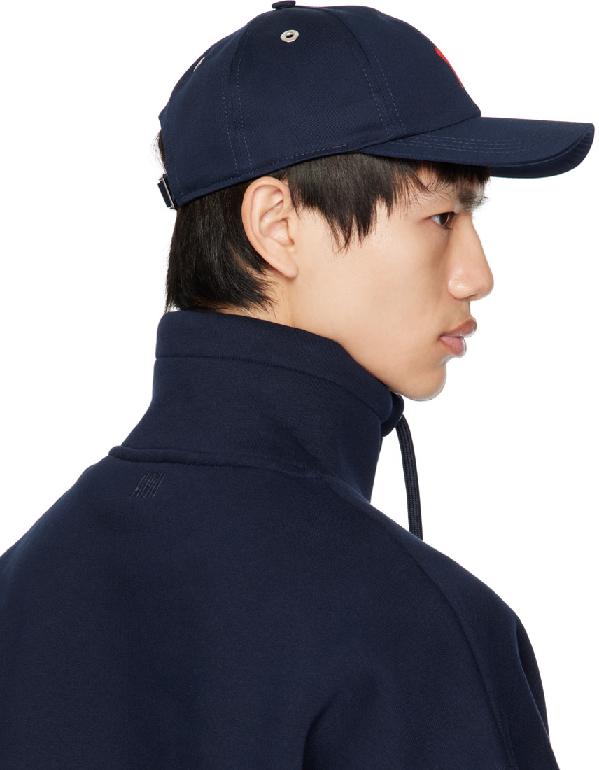 ami paris ネイビー キャップ AMI Paris Navy Ami de Cœur Cap AMI