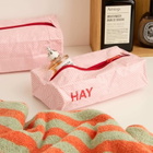 HAY Candy Mono Wash Bag - Box Set of 3 in Light Pink 