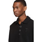 Burberry Black Press-Stud Polo