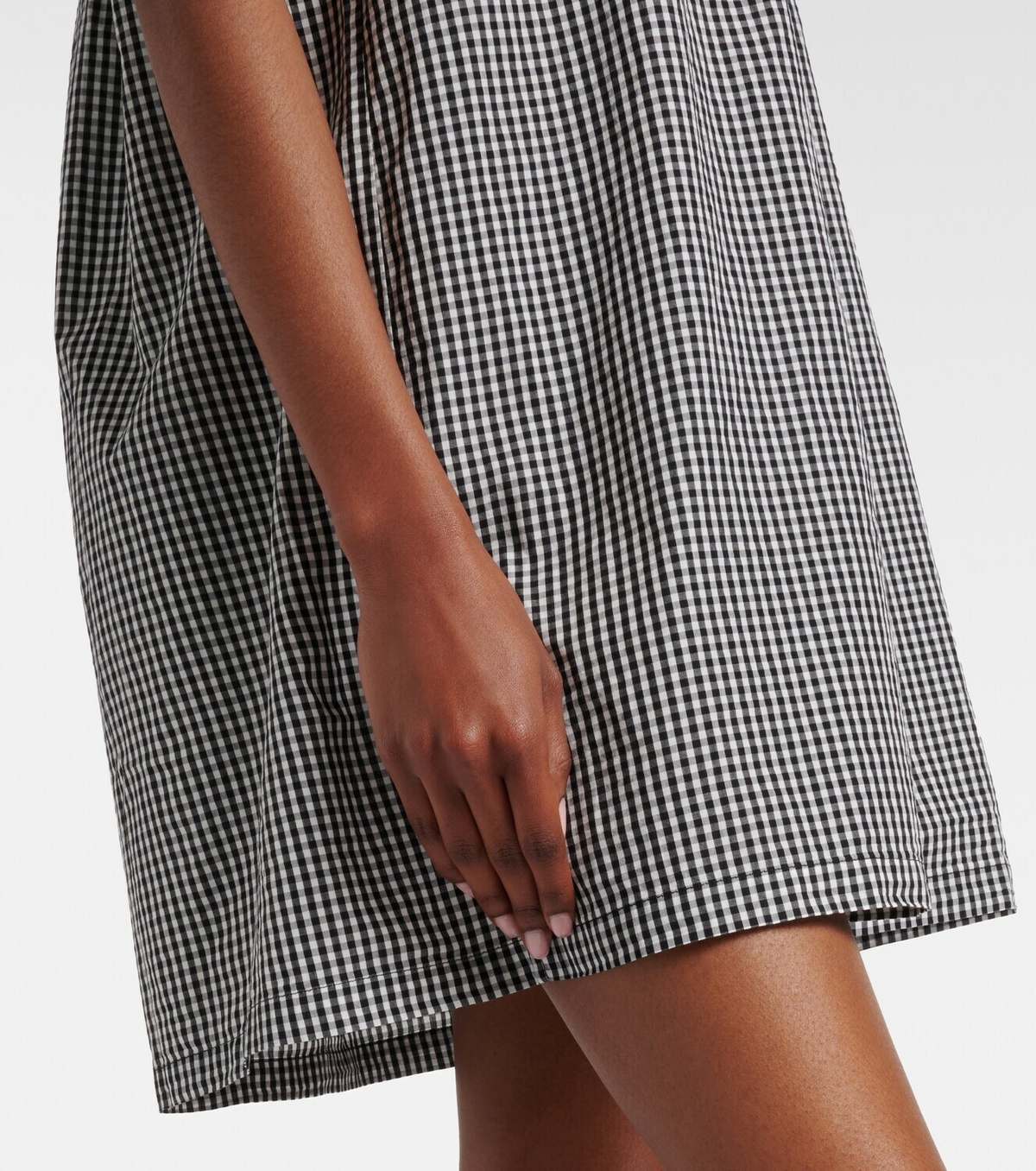 Dôen Julia gingham cotton poplin minidress