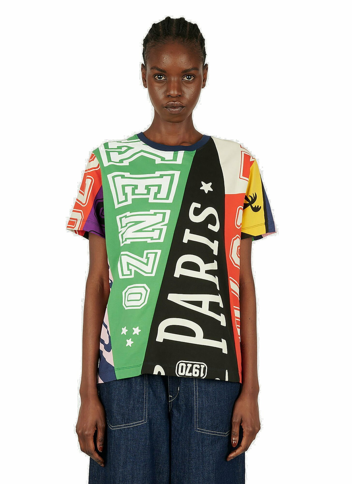 Kenzo - Flag T-Shirt in Green Kenzo