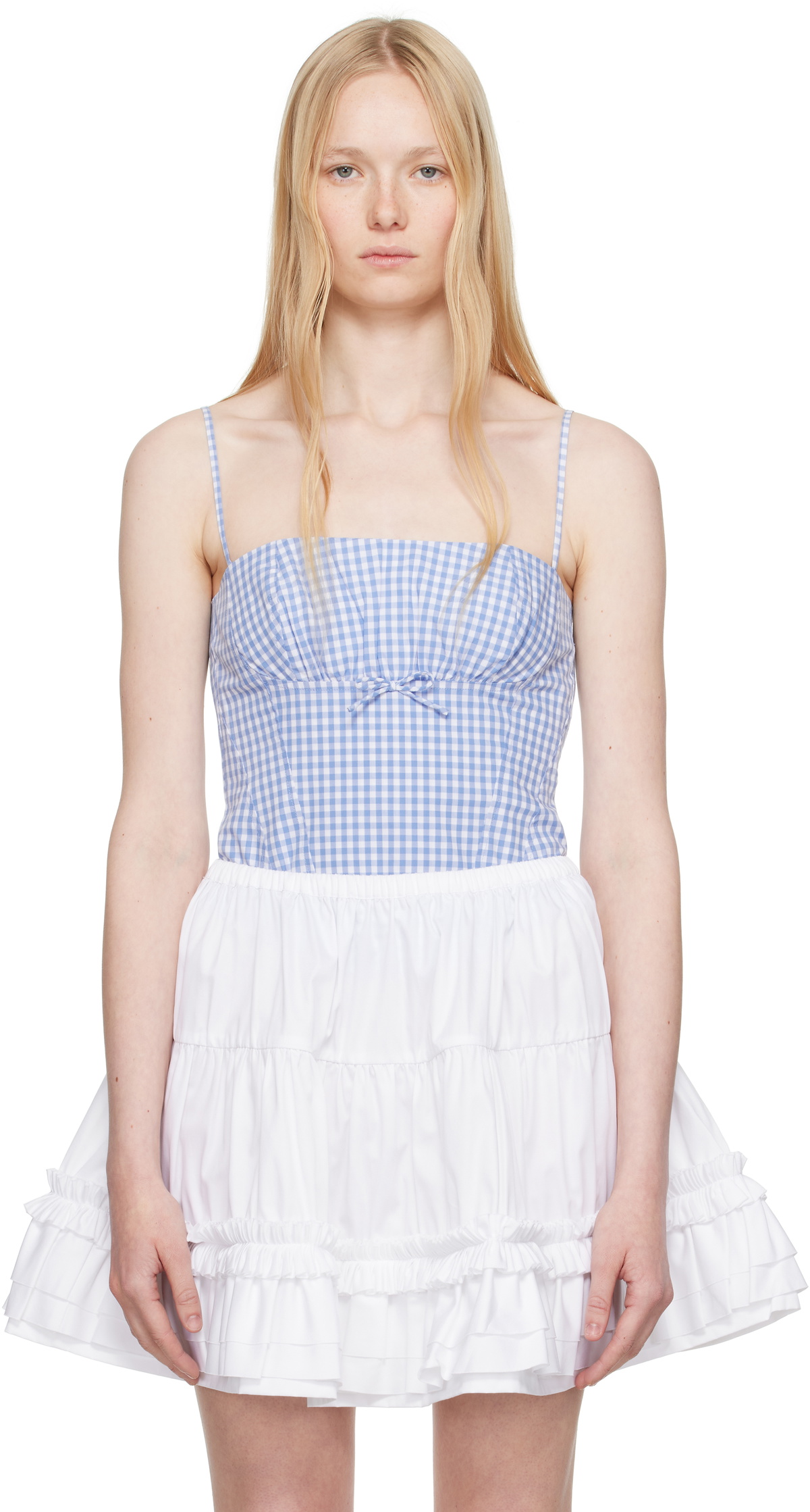 Sandy Liang Blue Hotaru Top