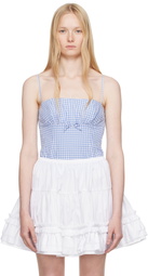 Sandy Liang Blue Hotaru Top