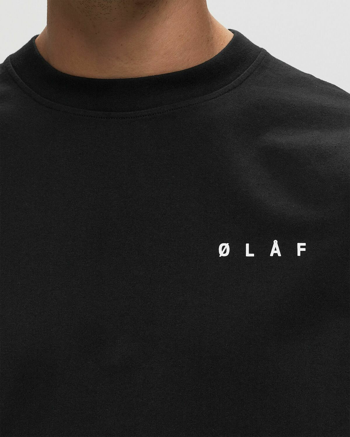 ølåf Face Tee Black Shortsleeves
