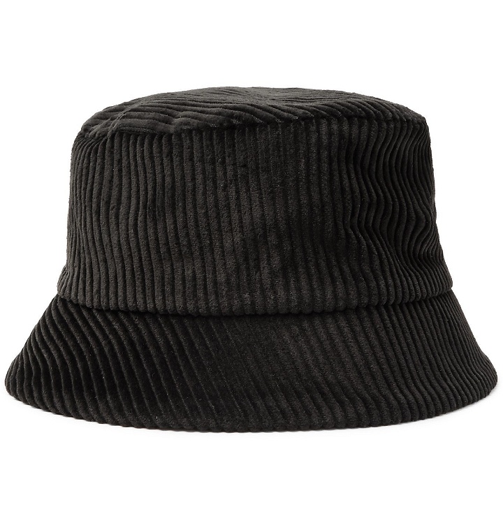 Photo: Séfr - Cotton-Blend Bucket Hat - Black