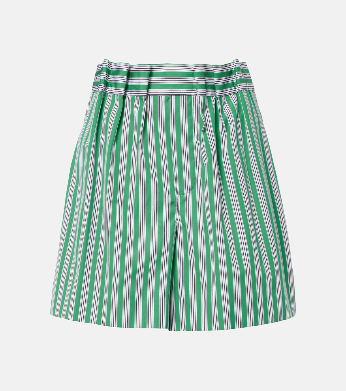 Loewe Striped cotton poplin shorts