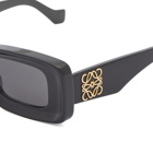 Loewe Eyewear Women's Rectangular Sunglasses in Black 
