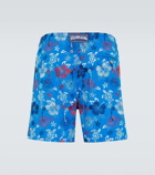 Vilebrequin Tropical Turtles embroidered swim trunks