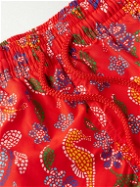 Vilebrequin - Moorea Straight-Leg Mid-Length Printed ECONYL® Swim Shorts - Red