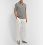 Ermenegildo Zegna - Cotton and Linen-Blend Trousers - White