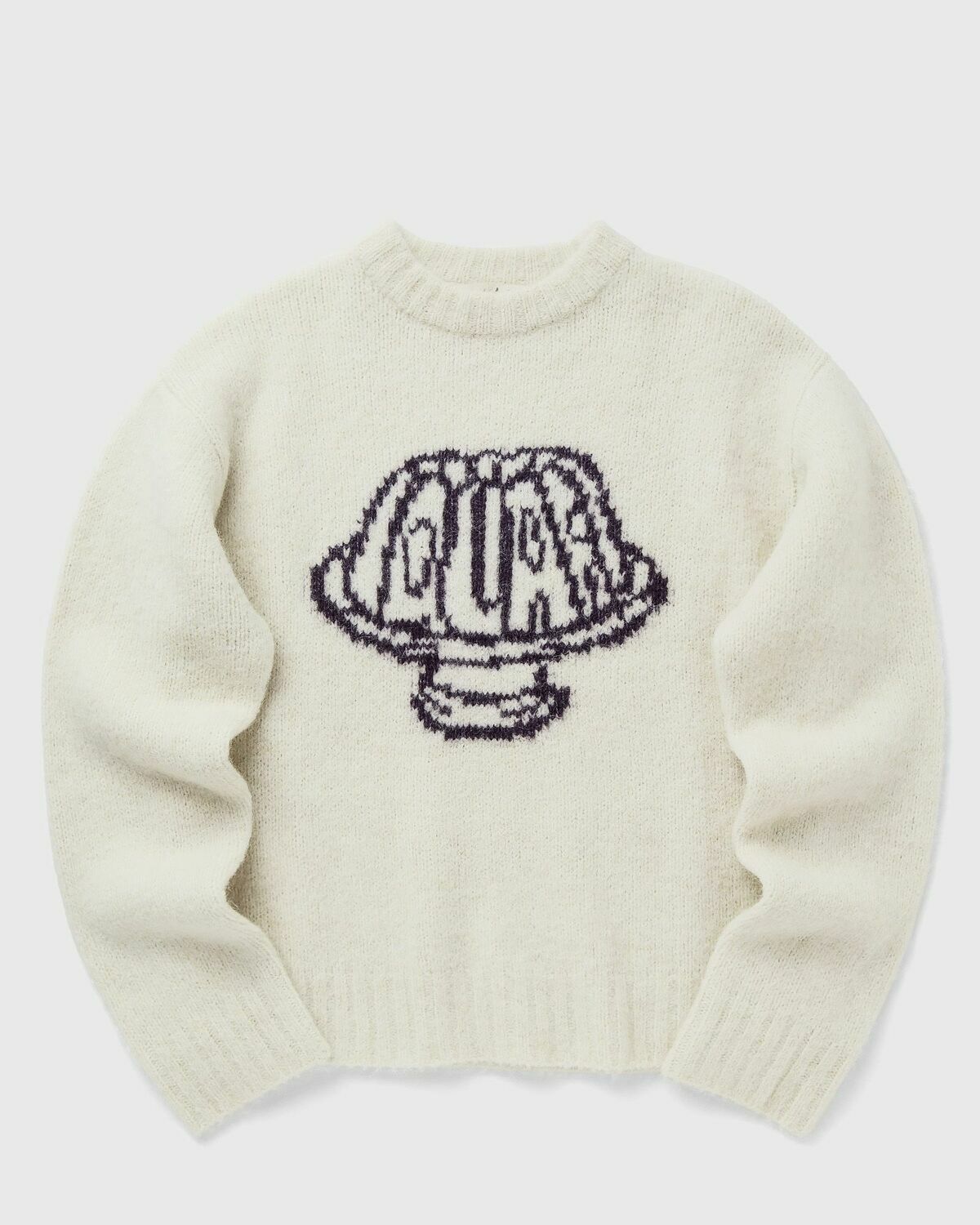 ØLÅF JELLY CREWNECK KNIT Beige Womens Pullover