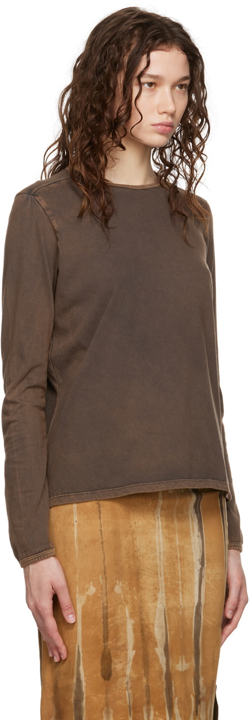 Gabriela Coll Garments Brown 87 Long Sleeve T-Shirt