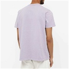 Velva Sheen Men's Pigment Dyed Pocket T-Shirt in Orchid