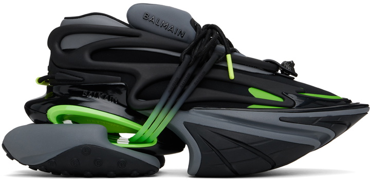Photo: Balmain Black Unicorn Low Sneakers