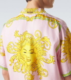 Versace Printed silk shirt