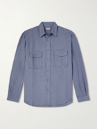 KAPITAL - Linen Shirt - Blue
