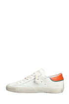 Philippe Model Prsx Low Sneakers In White Leather