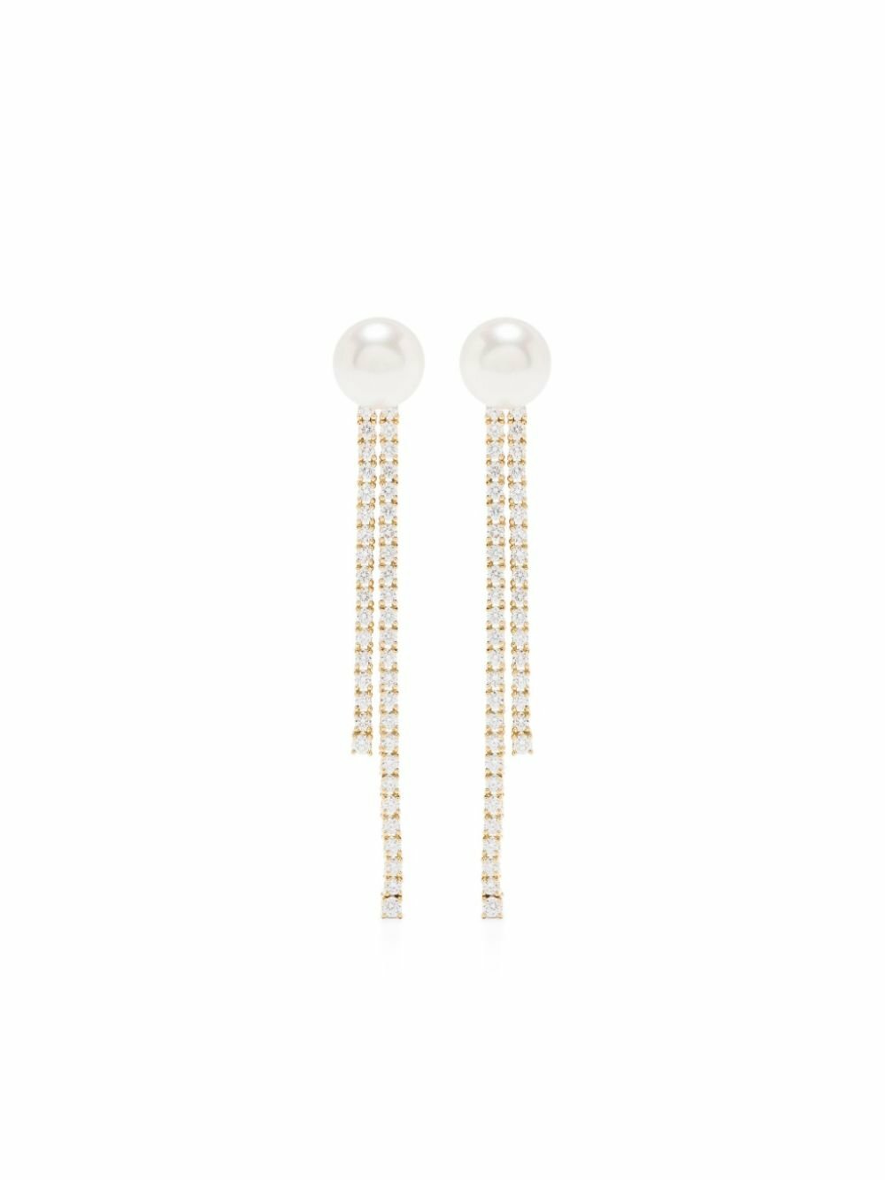MIZUKI☆ 14K Yellow Gold Sea of Beauty Pearl Drop Earrings Mizuki 14K Yellow Gold Sea Of Beauty Pearl Drop Earrings Mizuki