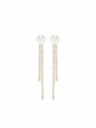 Mizuki 18K Yellow Gold Akoya Pearl And Diamond Drop Earrings