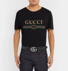 Gucci - 4cm Full-Grain Leather Belt - Men - Black