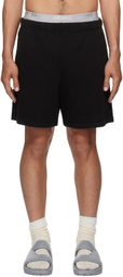 SKIMS Black Terry Classic Shorts