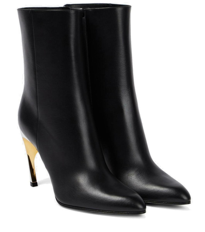 Photo: Alexander McQueen Armadillo leather ankle boots