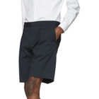 Boss Navy Seersucker Shorts