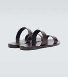 Saint Laurent Pepe 05 leather slides
