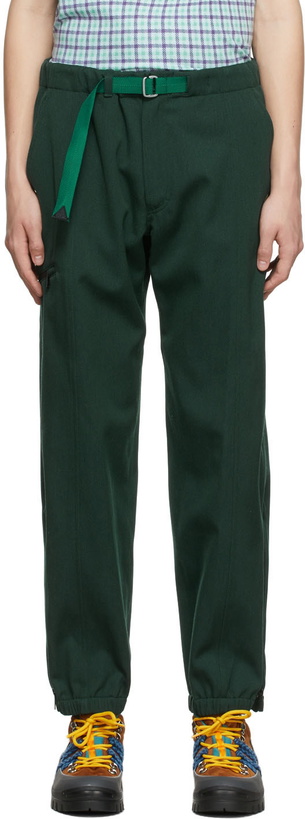 Photo: Lanvin Green Virgin Wool Lounge Pants