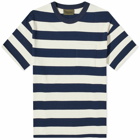 Uniform Bridge Men's Naval Stripe T-Shirt in Navy