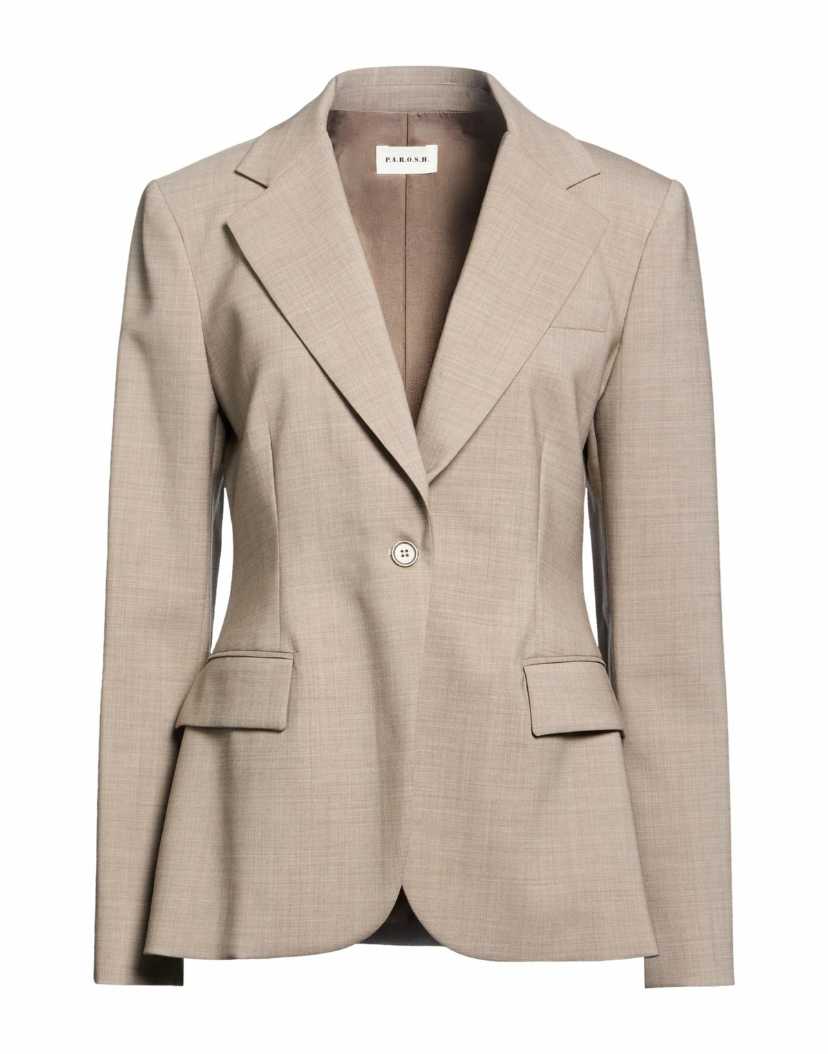 P. a.r. o.s. h. Womens Blazer Sand
