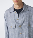 Ralph Lauren Purple Label Checked linen jacket
