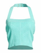 Balmain Womens Top Turquoise