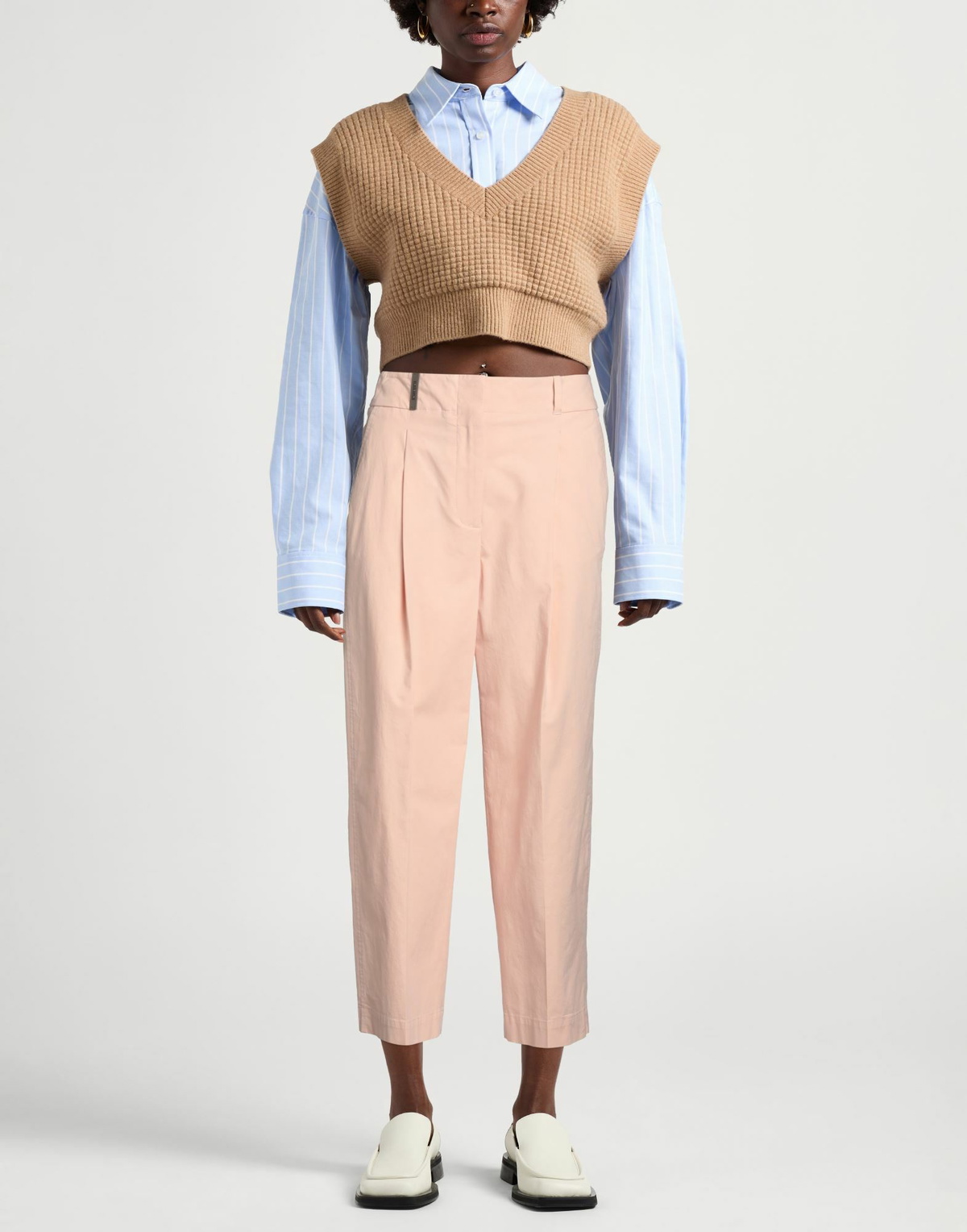 Peserico Womens Pants Apricot