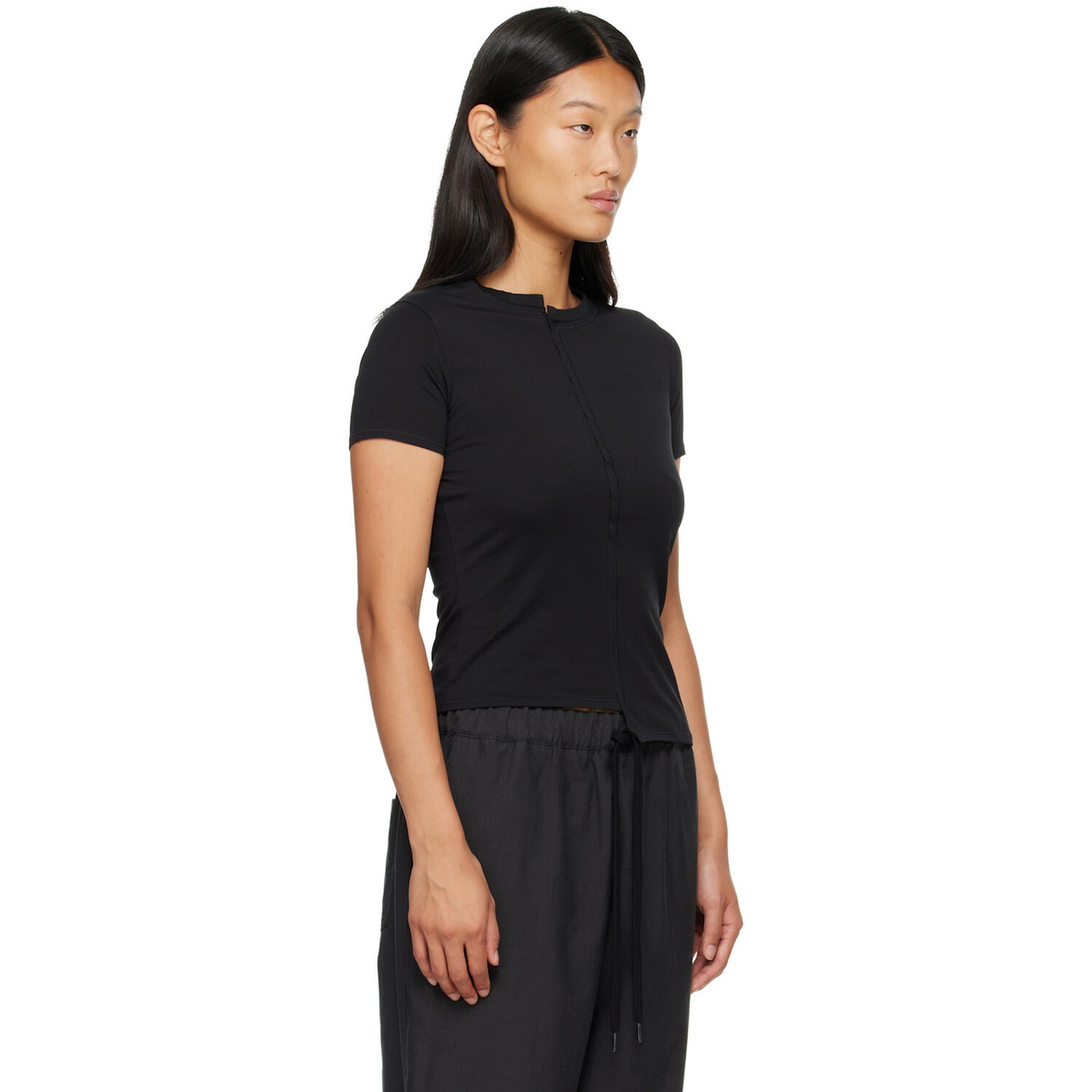 Y-3 Black W Ftd Ss T-shirt