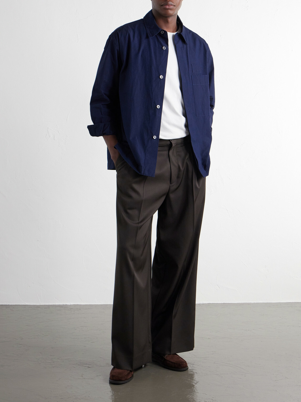Margaret Howell - Cotton-Poplin Shirt - Blue