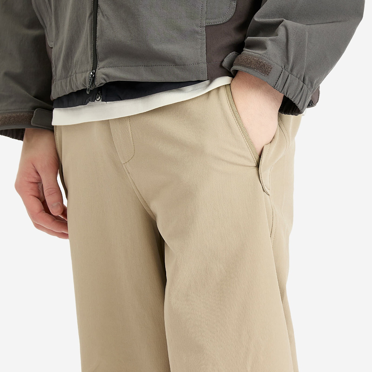 Hiking Patrol Men's Lightweight Soft Shell Trousers in Light Beige