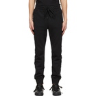 Versace Jeans Couture Black Cuffed Logo Lounge Pants