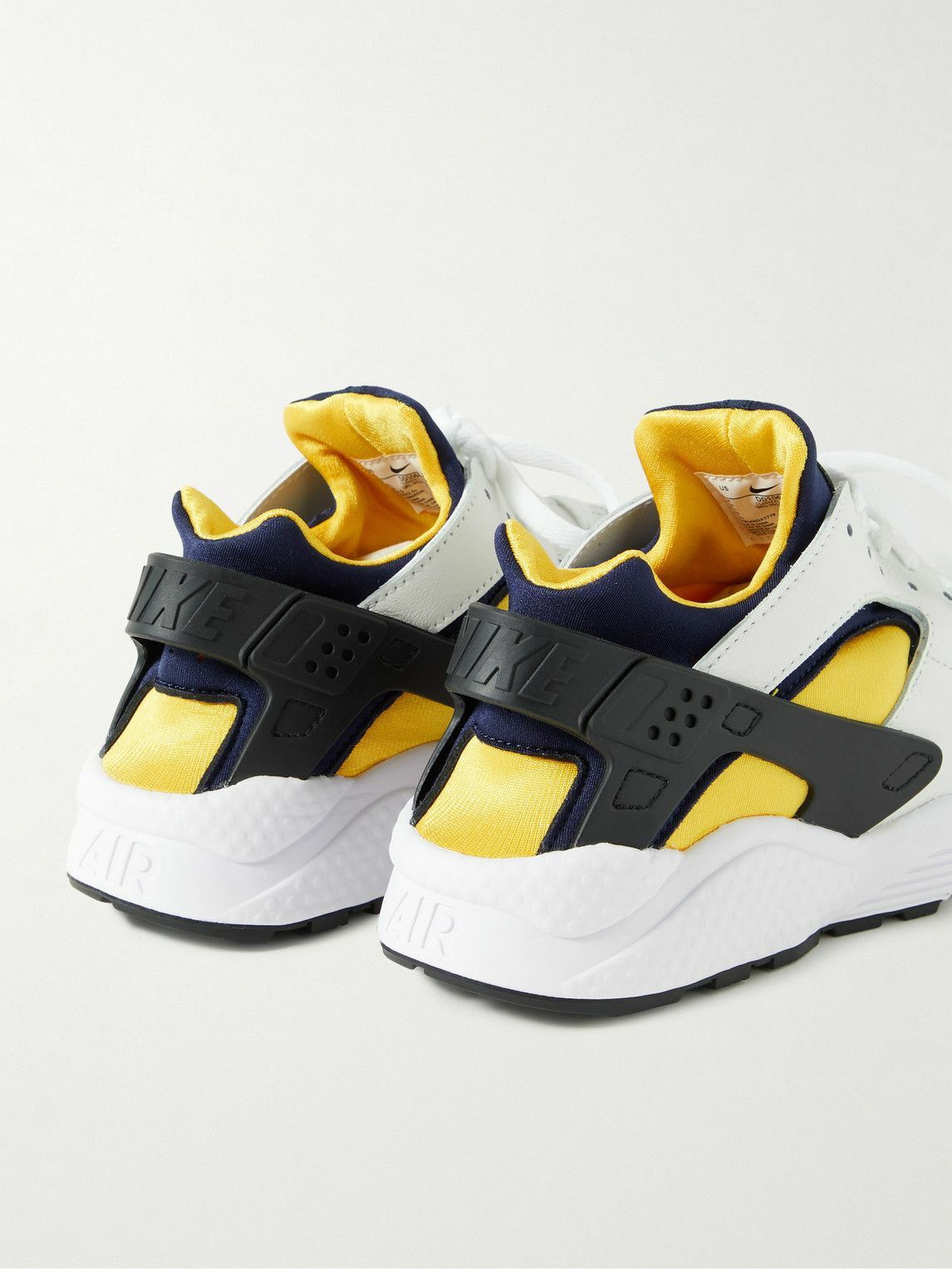 NIKE Air Huarache Leather and Rubber-Trimmed Neoprene Sneakers for