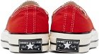 Converse Red Chuck 70 Low Top Sneakers